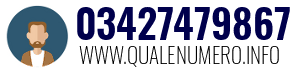 Numero di telefono 03427479867 03427479867