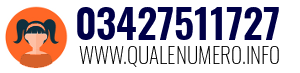 Numero di telefono 03427511727 03427511727