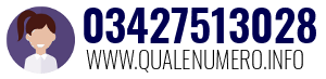 Numero di telefono 03427513028 03427513028