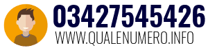 Numero di telefono 03427545426 03427545426