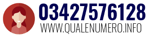 Numero di telefono 03427576128 03427576128