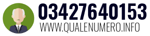 Numero di telefono 03427640153 03427640153