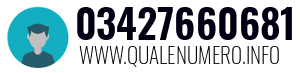 Numero di telefono 03427660681 03427660681