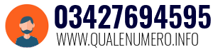 Numero di telefono 03427694595 03427694595