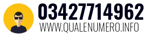 Numero di telefono 03427714962 03427714962