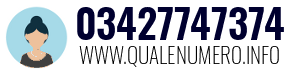 Numero di telefono 03427747374 03427747374