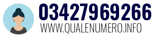 Numero di telefono 03427969266 03427969266