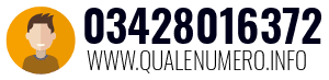 Numero di telefono 03428016372 03428016372