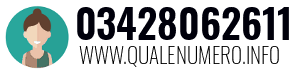 Numero di telefono 03428062611 03428062611