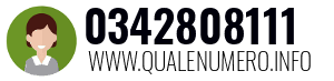 Numero di telefono 0342808111 0342808111