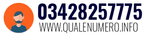 Numero di telefono 03428257775 03428257775
