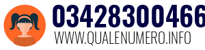 Numero di telefono 03428300466 03428300466
