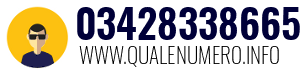 Numero di telefono 03428338665 03428338665