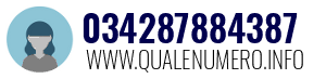 Numero di telefono 034287884387 034287884387