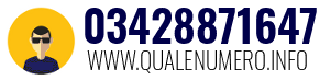 Numero di telefono 03428871647 03428871647