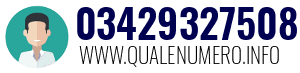 Numero di telefono 03429327508 03429327508