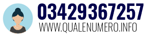 Numero di telefono 03429367257 03429367257