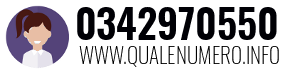 Numero di telefono 0342970550 0342970550