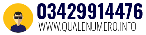 Numero di telefono 03429914476 03429914476
