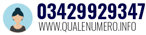 Numero di telefono 03429929347 03429929347
