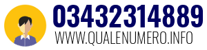 Numero di telefono 03432314889 03432314889