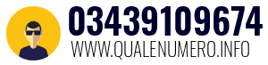 Numero di telefono 03439109674 03439109674