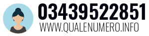 Numero di telefono 03439522851 03439522851