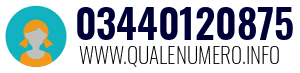 Numero di telefono 03440120875 03440120875