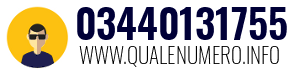 Numero di telefono 03440131755 03440131755