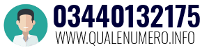 Numero di telefono 03440132175 03440132175