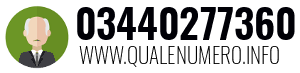 Numero di telefono 03440277360 03440277360