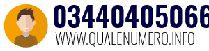 Numero di telefono 03440405066 03440405066