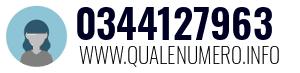 Numero di telefono 0344127963 0344127963