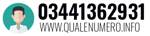 Numero di telefono 03441362931 03441362931