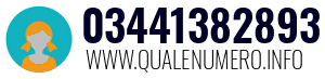 Numero di telefono 03441382893 03441382893