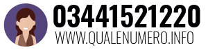 Numero di telefono 03441521220 03441521220
