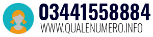 Numero di telefono 03441558884 03441558884