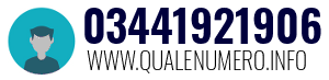Numero di telefono 03441921906 03441921906