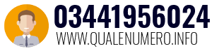 Numero di telefono 03441956024 03441956024