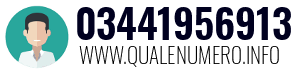 Numero di telefono 03441956913 03441956913
