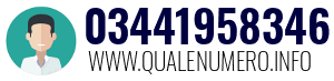 Numero di telefono 03441958346 03441958346