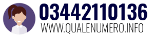 Numero di telefono 03442110136 03442110136