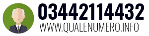 Numero di telefono 03442114432 03442114432