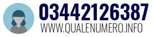 Numero di telefono 03442126387 03442126387