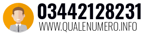 Numero di telefono 03442128231 03442128231