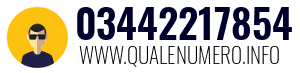 Numero di telefono 03442217854 03442217854