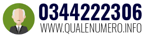 Numero di telefono 0344222306 0344222306