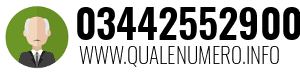 Numero di telefono 03442552900 03442552900