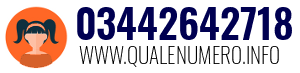 Numero di telefono 03442642718 03442642718