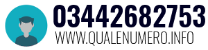 Numero di telefono 03442682753 03442682753